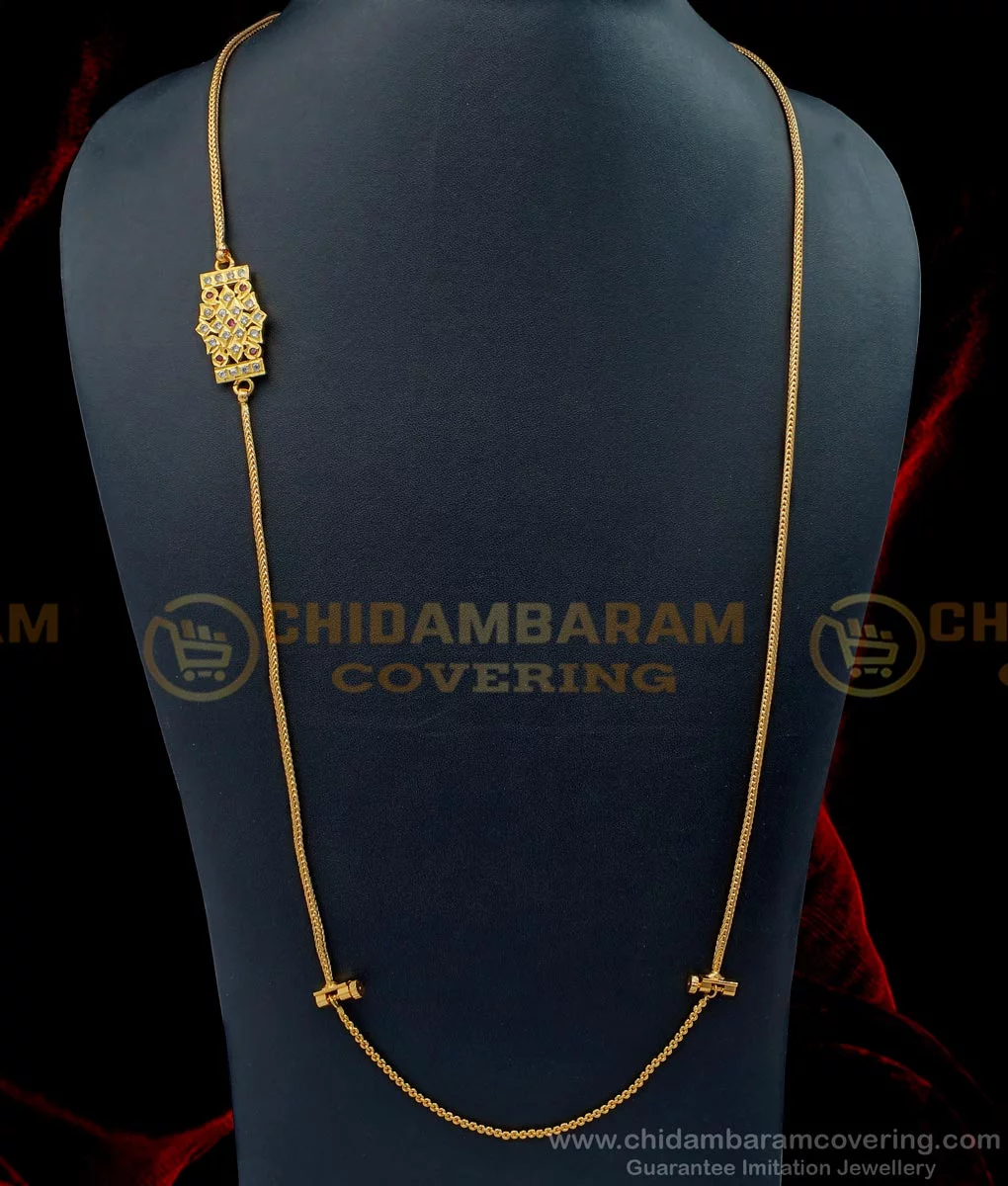 Gold plated deals thali chain